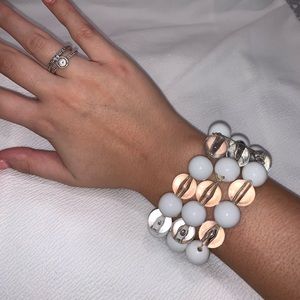 Stretchy Jumbo Bead Bracelet